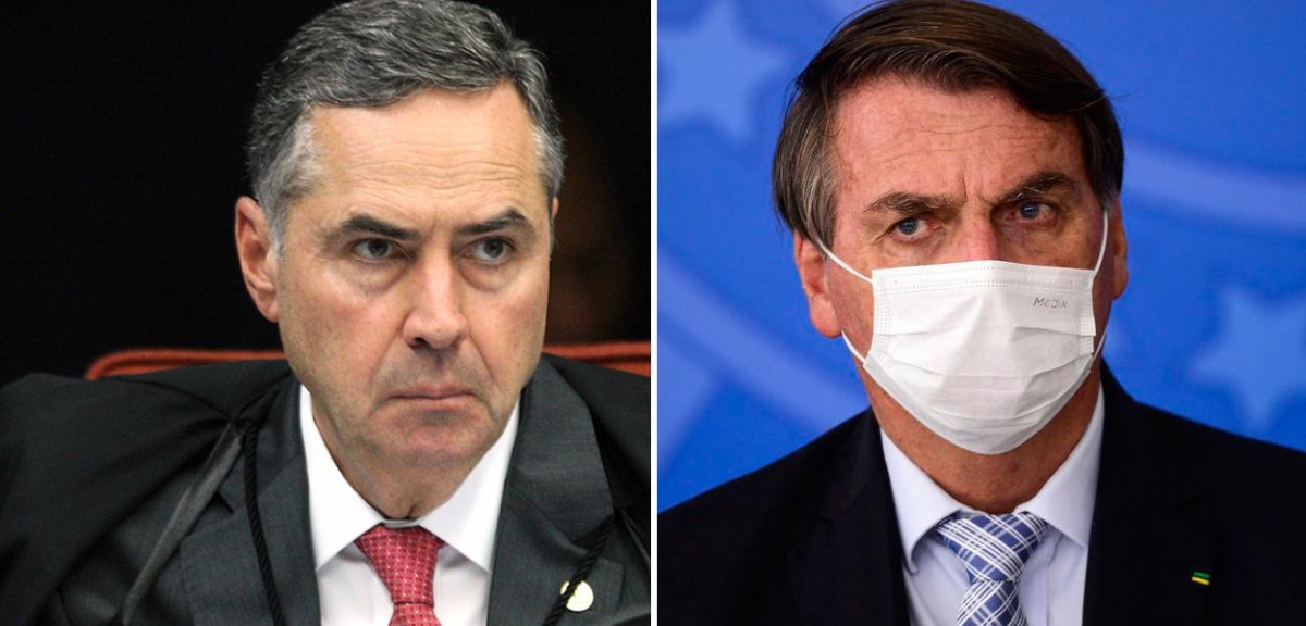 Descontrolado, Bolsonaro faz ataque violento a Barroso e diz que ele fez 