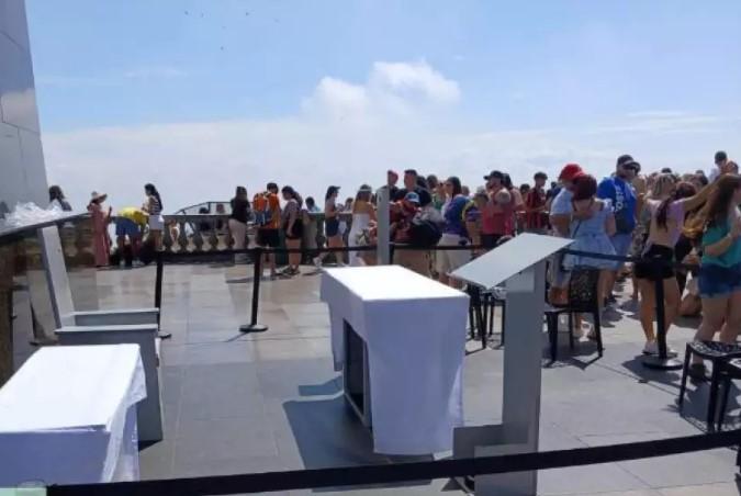 Acidente no Cristo Redentor fere turista chileno