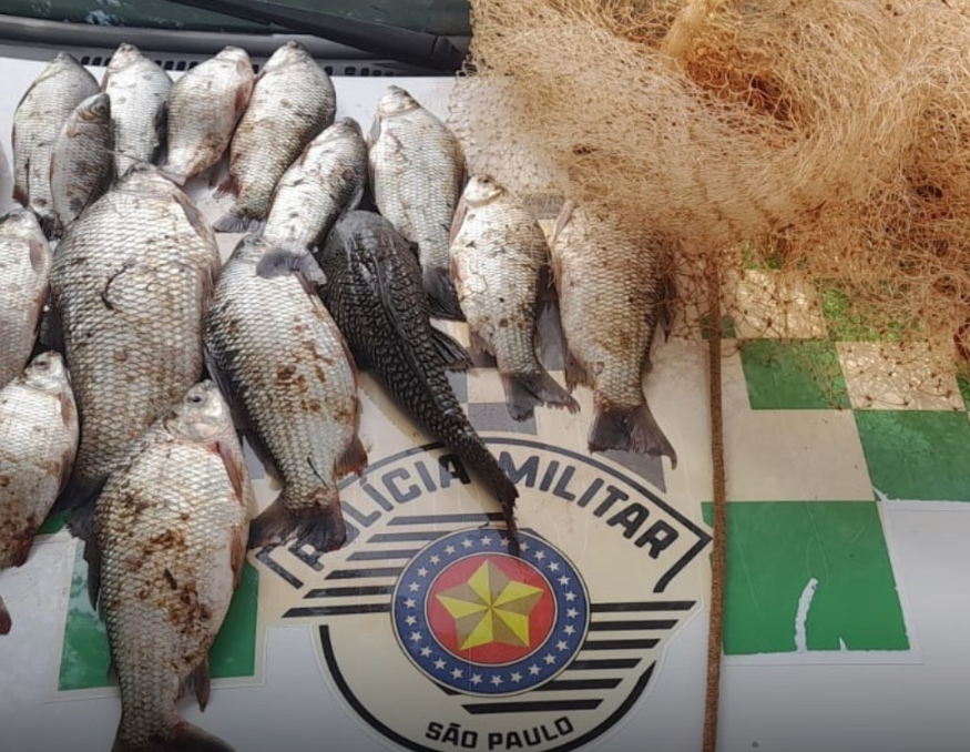 Uso indevido de tarrafa resulta em autuação de pescadores em Cosmorama