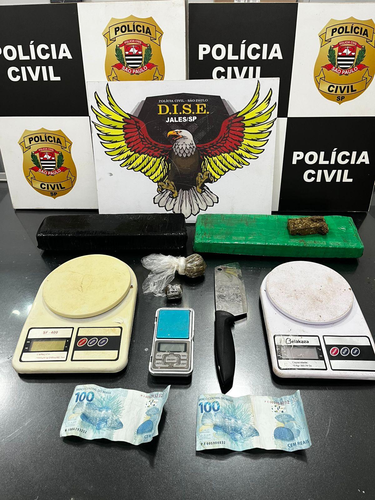 Em Jales, Polícia Civil prende mais um traficante.