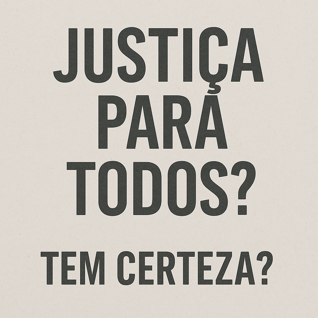 Justiça para quem?