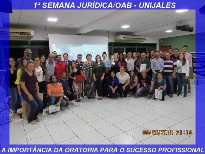 Unijales realiza segunda palestra em Semana Jurídica; A IMPORTÂNCIA DA ORATÓRIA