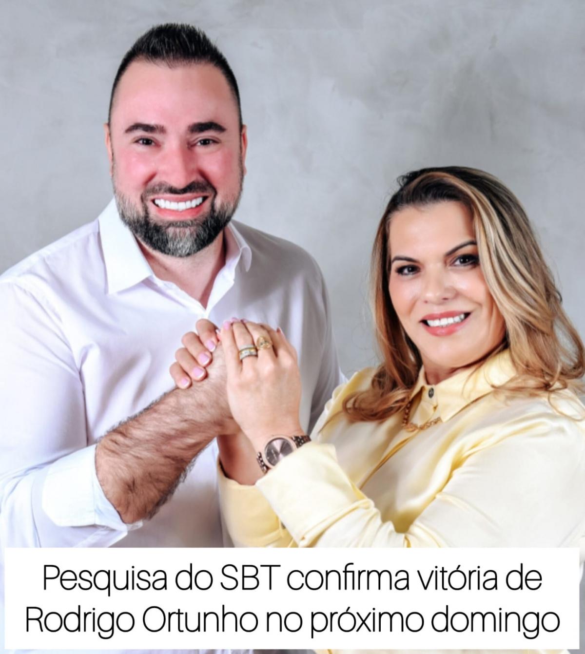 Pesquisa do SBT confirma vitória de Rodrigo Ortunho no próximo domingo