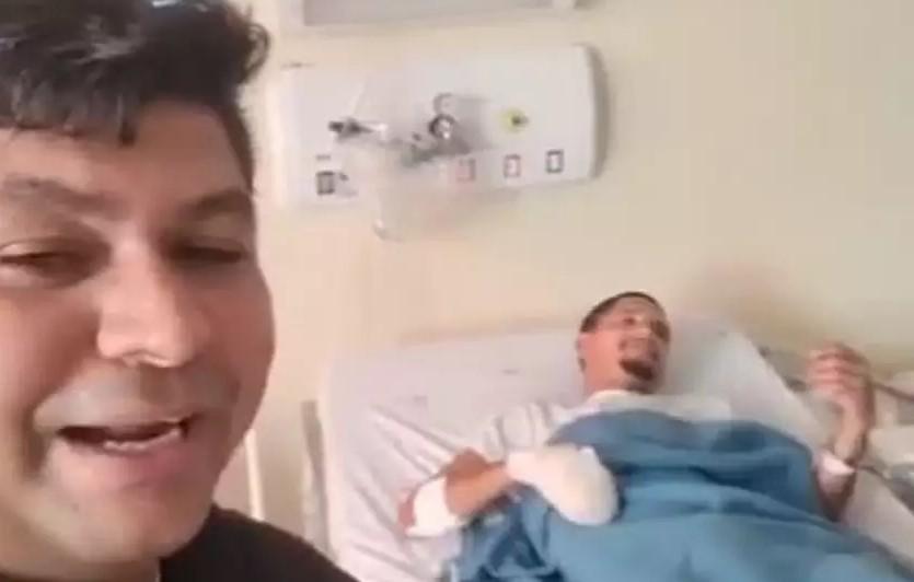 Policiais militares cantam parabéns para miliciano preso em hospital; ASSISTA