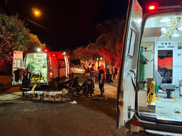 Grave acidente de moto deixa vítima ferida em Fernandópolis