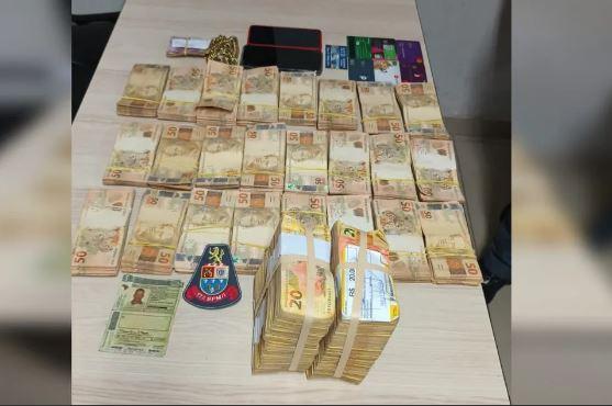 Operação da Polícia Militar em Rio Preto prende homem com quase R$ 113 mil