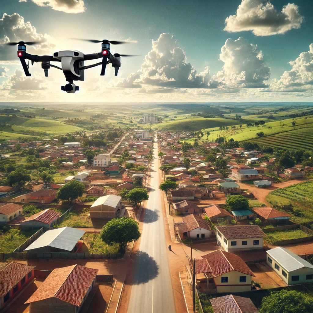 Equipe da Quimassa Perde Drone Durante Teste em Jales e Pede Apoio da População