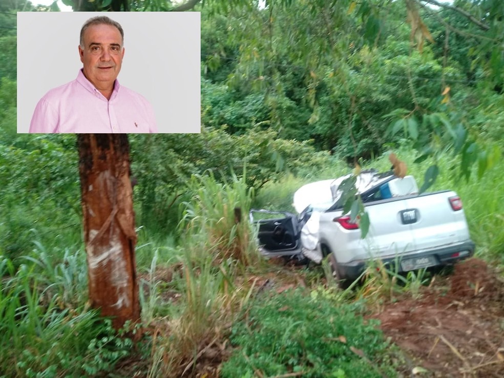 Prefeito de Américo de Campos morre após bater veículo em árvore às margens de vicinal