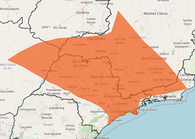 Chuva intensa e ventos fortes: alerta do INMET para região  noroeste paulista