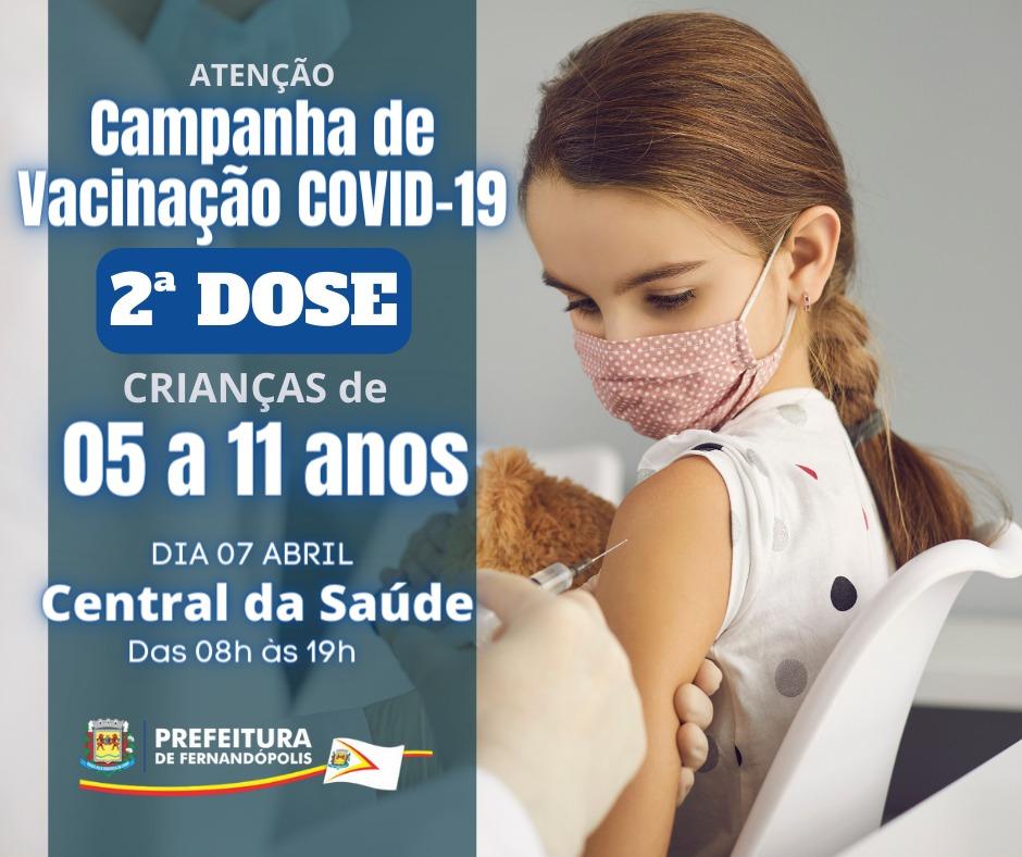 Central da Saúde amplia atendimento na quinta para vacinar crianças contra a Covid