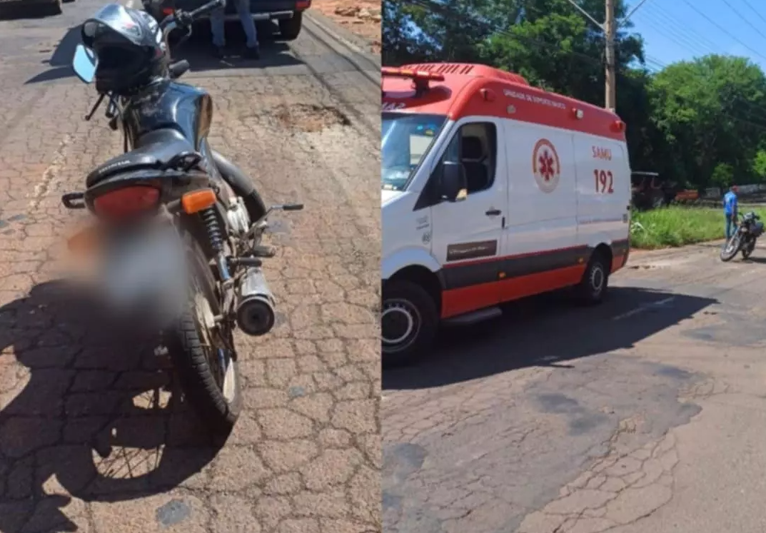 Motociclista é intubada após acidente grave em Fernandópolis