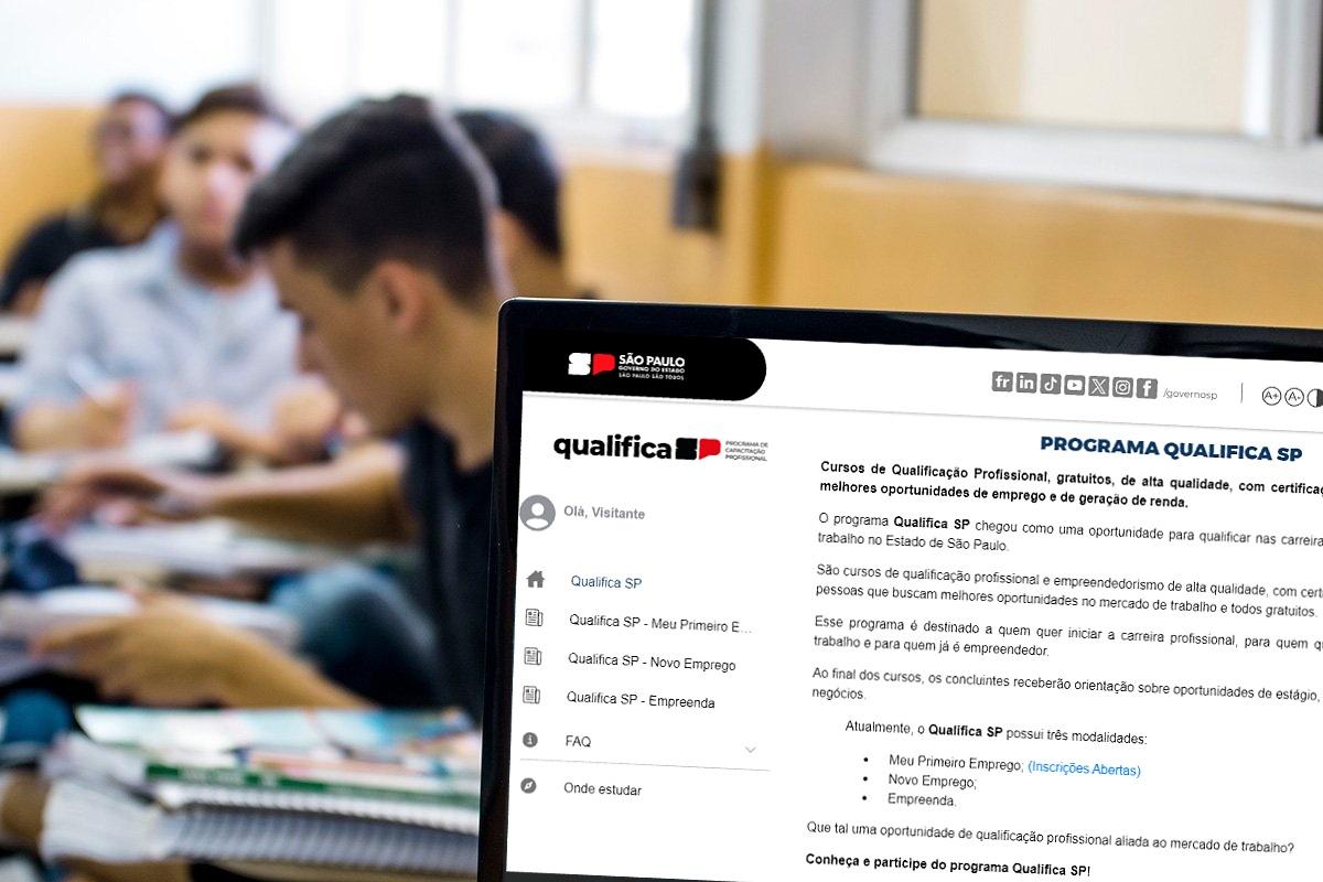 Qualifica SP Meu Primeiro Emprego: veja os cursos das 6,1 mil vagas gratuitas