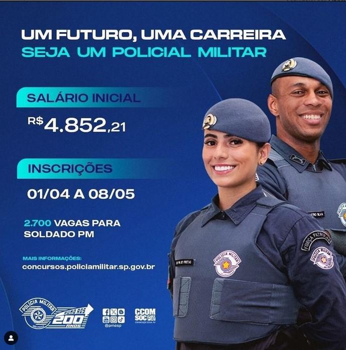 Polícia Militar de São Paulo Abre Concurso com 2.700 Vagas para Soldado 2ª Classe