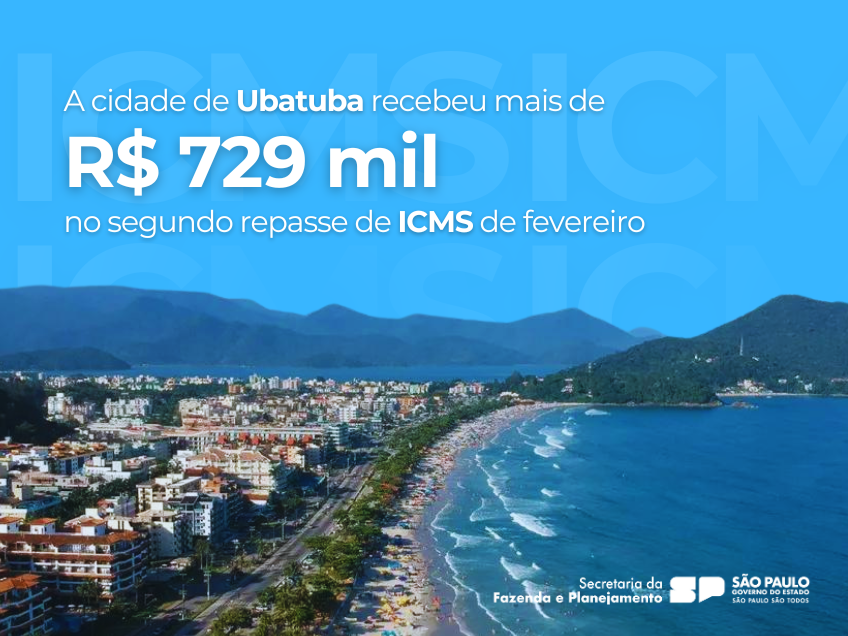 Repasses de ICMS aos municípios paulistas já superam R$ 1 bilhão em fevereiro