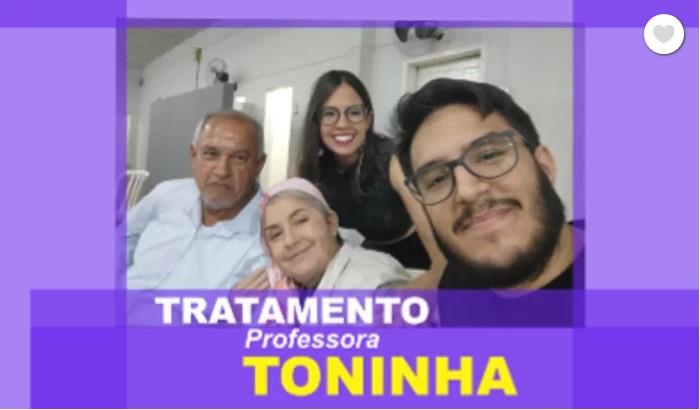 Jalesenses se unem para Vakinha virtual; Tratamento para Professora Toninha