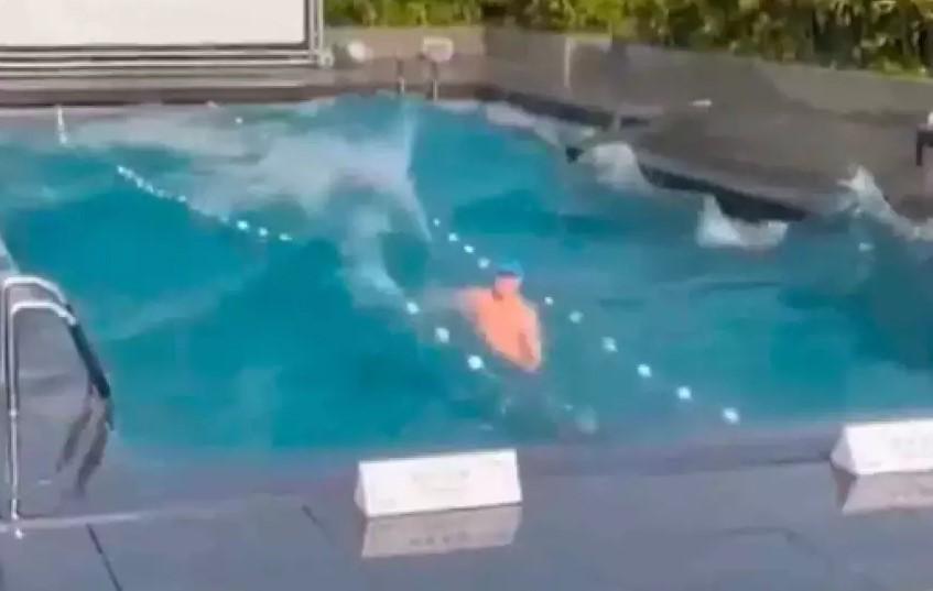 Terremoto em Taiwan deixa nove mortos; turista é surpreendido em piscina; VÍDEO