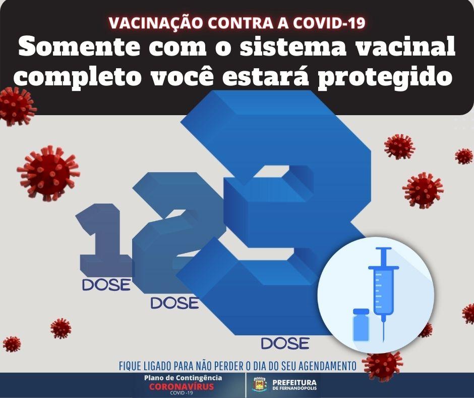 ‘Saúde’ orienta sobre a importância de completar o esquema vacinal contra a Covid