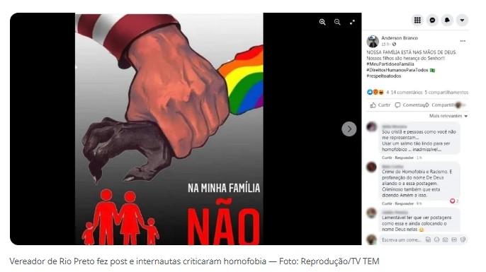 Justiça condena vereador de Rio Preto por homotransfobia; pena é convertida em prestação de serviços