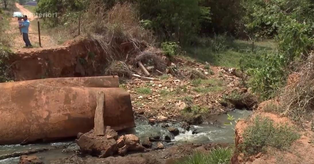 Repórter do Povo: queda de ponte gera transtornos a produtores rurais de Votuporanga