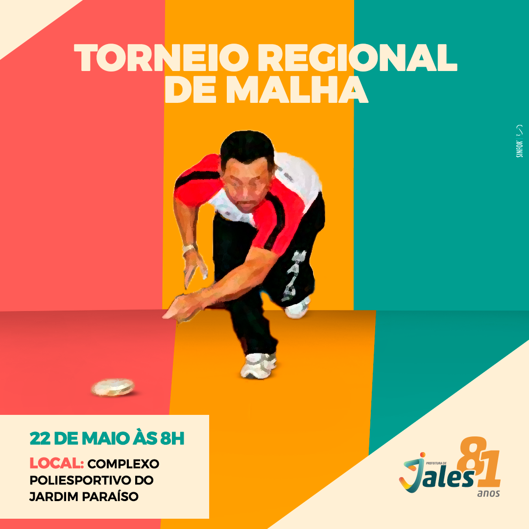 Jales - Torneio de Malha será realizado no próximo domingo