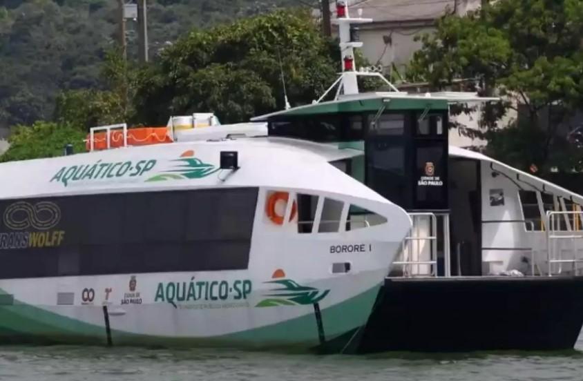Prefeitura de SP inicia transporte aquático nesta segunda-feira