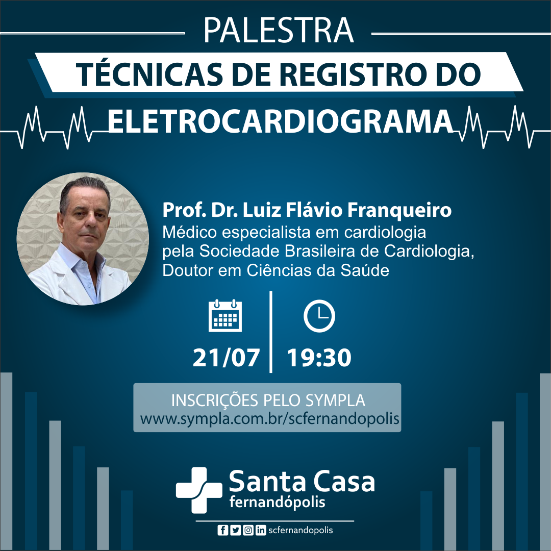 Santa Casa realizará palestra gratuita sobre eletrocardiograma