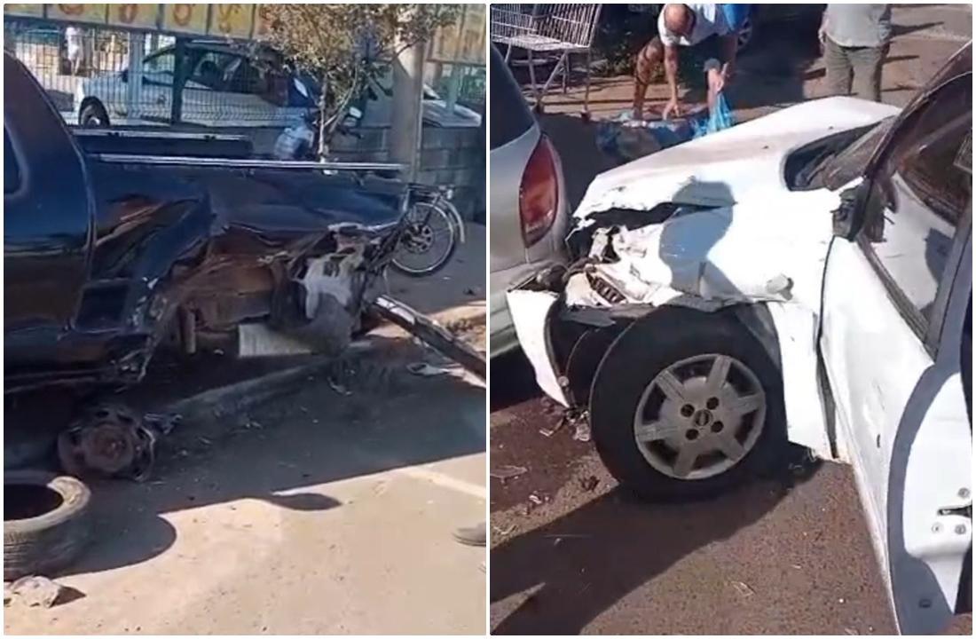 Acidente em Bady Bassitt deixa três feridos e trava o trânsito