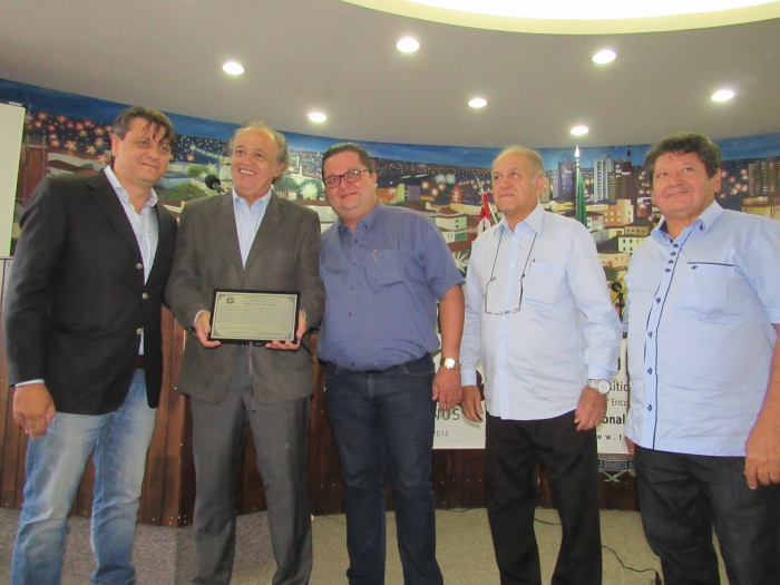 Fernandópolis  Presidente do TCE, Conselheiro Dimas Eduardo Ramalho é recebido com sucesso em Fernandópolis nesta quinta-feira.