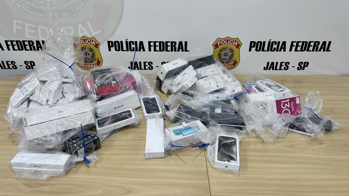 Polícia Federal desarticula esquema de contrabando de eletrônicos em Fernandópolis e Auriflama