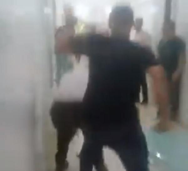 Briga em prainha termina em 'quebra-quebra' dentro de hospital; vídeo
