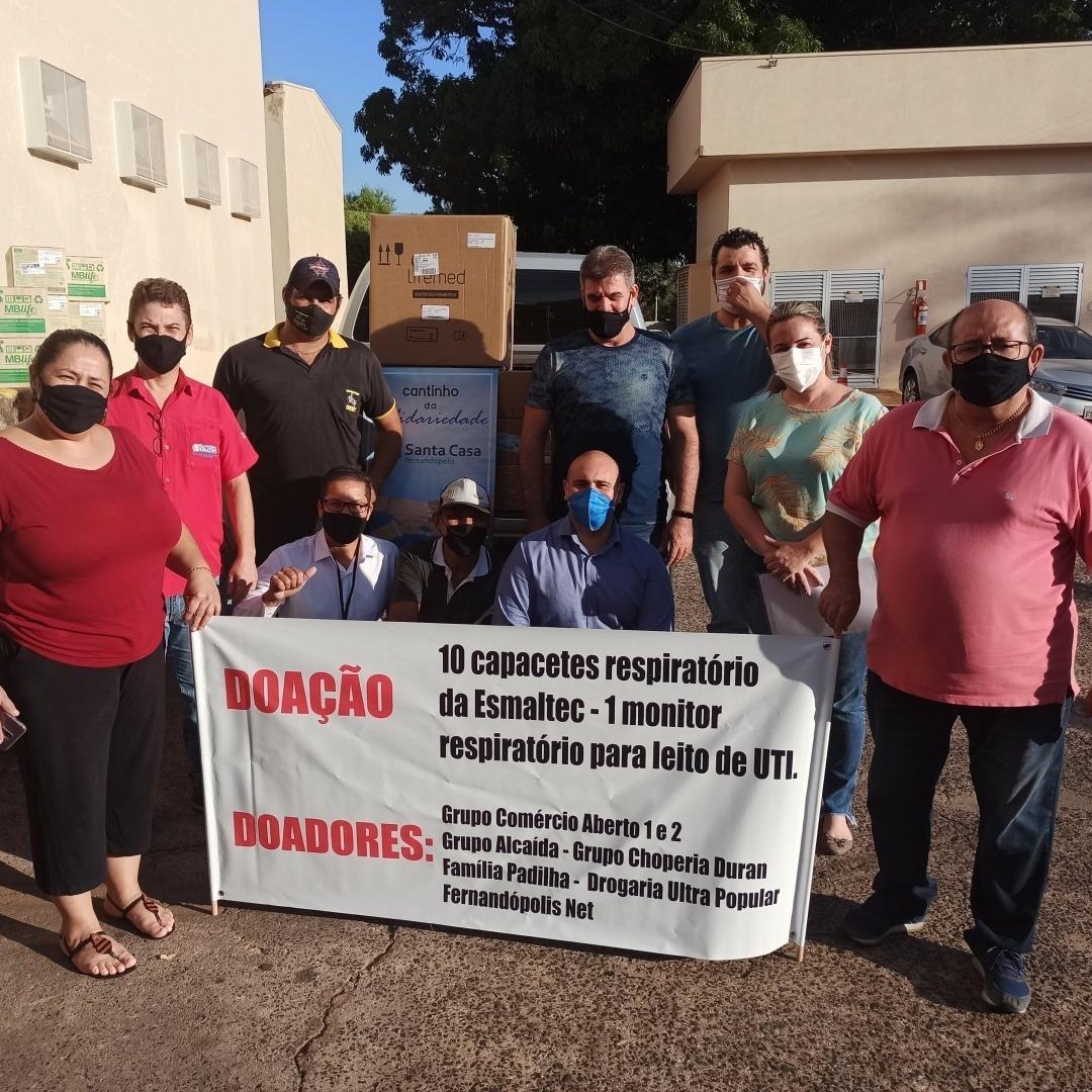 Grupo Comércio Aberto Fernandópolis faz prestação de contas de doações para a Santa Casa