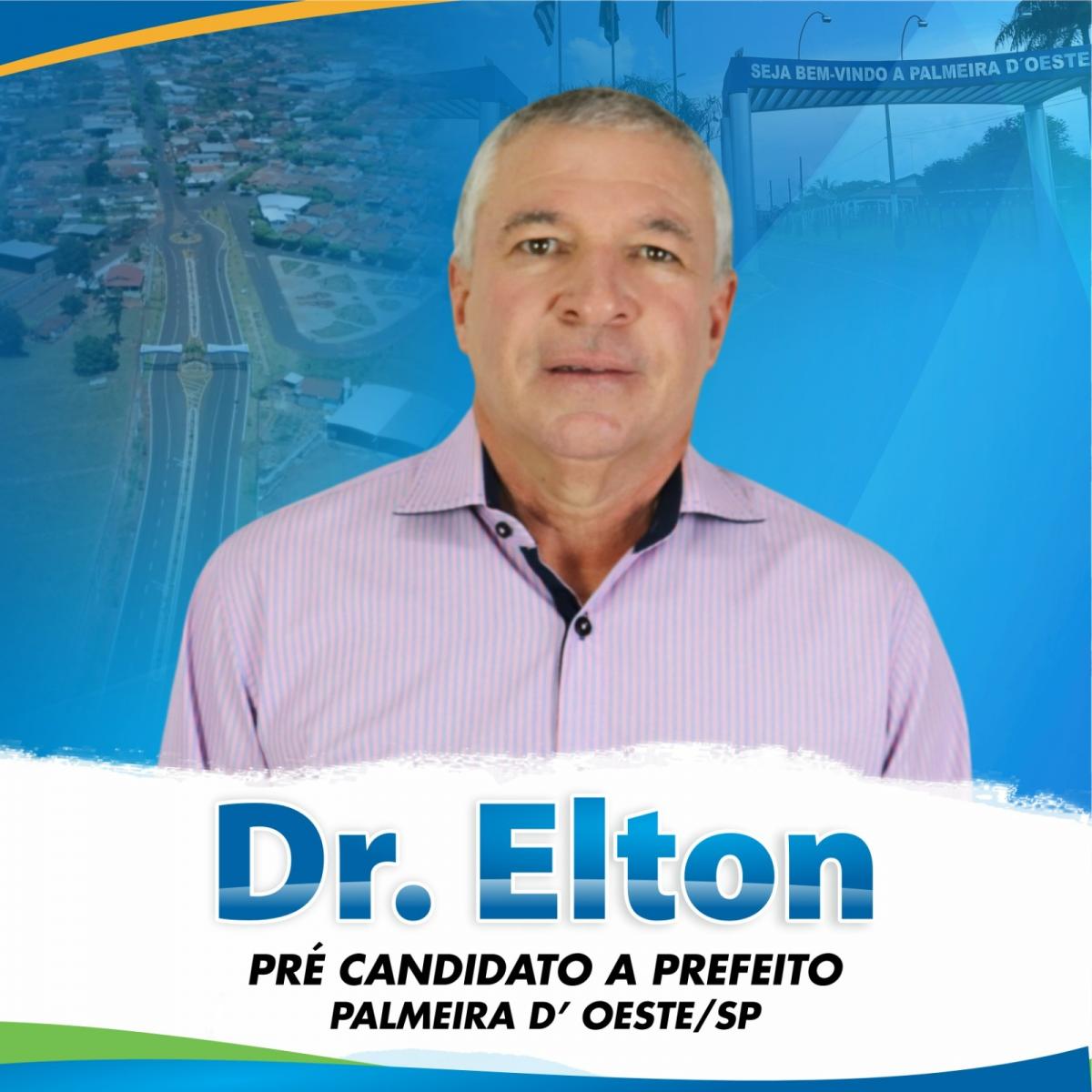 Dr. Elton Anuncia Oficialmente Sua Pré-Candidatura à Prefeitura de Palmeira D'Oeste