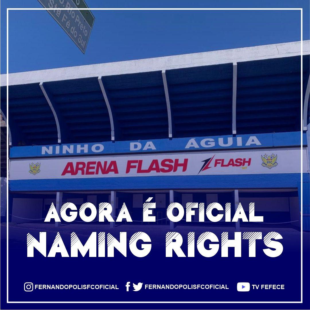 Fefecê confirma a venda dos naming rights, e Estádio Cláudio Rodante será chamado de Arena Flash