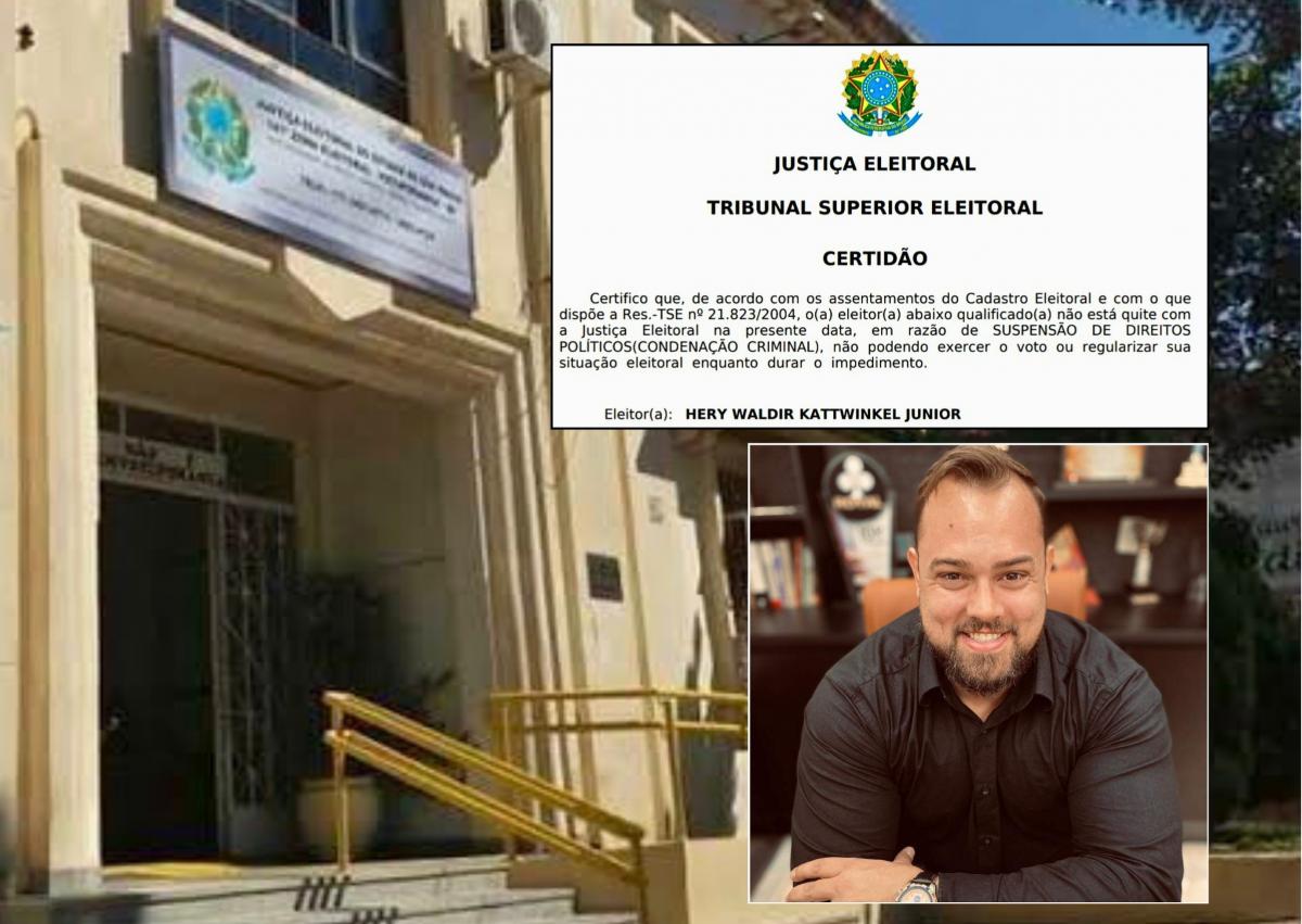 Dr. Hery tem direitos políticos suspensos, aponta Justiça Eleitoral