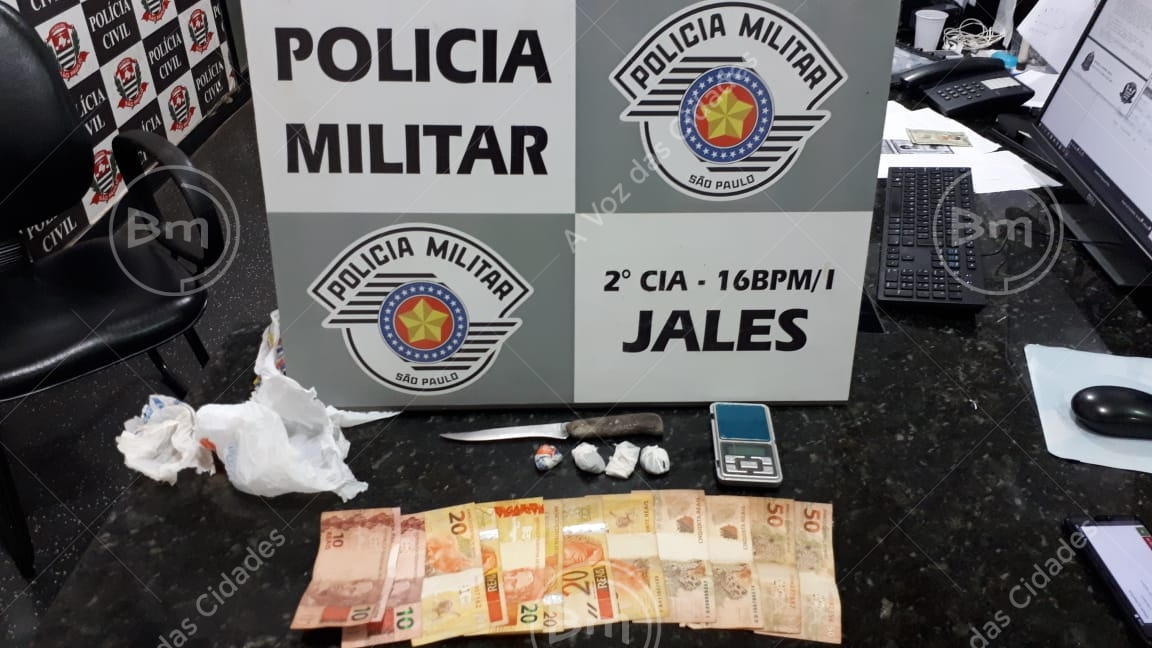 Polícia Militar de Jales prende e tira das ruas traficantes na noite de sábado 04 e madrugada de domingo.
