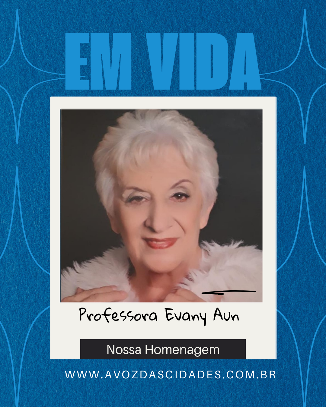 Homenagem à Professora Evany Aun: Um Legado de Ensino e Dedicação