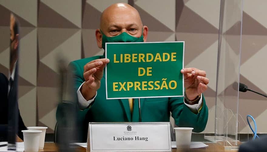 Lewandowski rejeita queixa-crime de Luciano Hang contra deputado