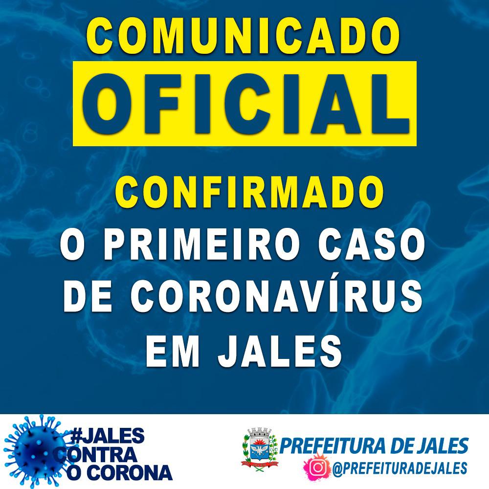 Primeiro caso de Coronavírus é confirmado em Jales