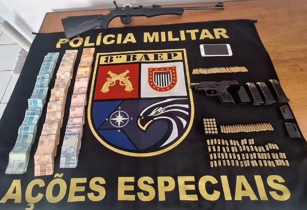 Operação Ligações Perigosas contra organização criminosa prende homem e apreende mais de R$ 10 mil e armas em Rosana