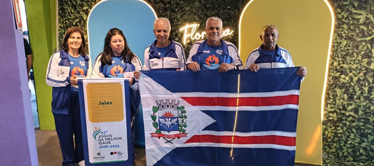 Jales marca presença com 73 atletas nos Jogos da Melhor Idade em Araçatuba