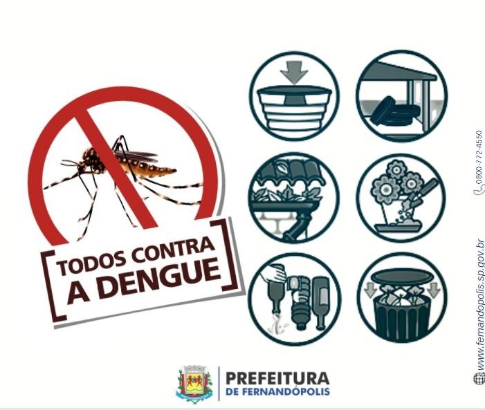 Ações de prevenção e controle da Dengue são mantidas em Fernandópolis