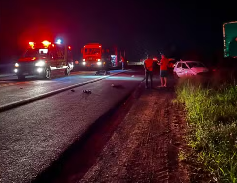 Acidente fatal em distrito de Olímpia deixa um morto e dois feridos