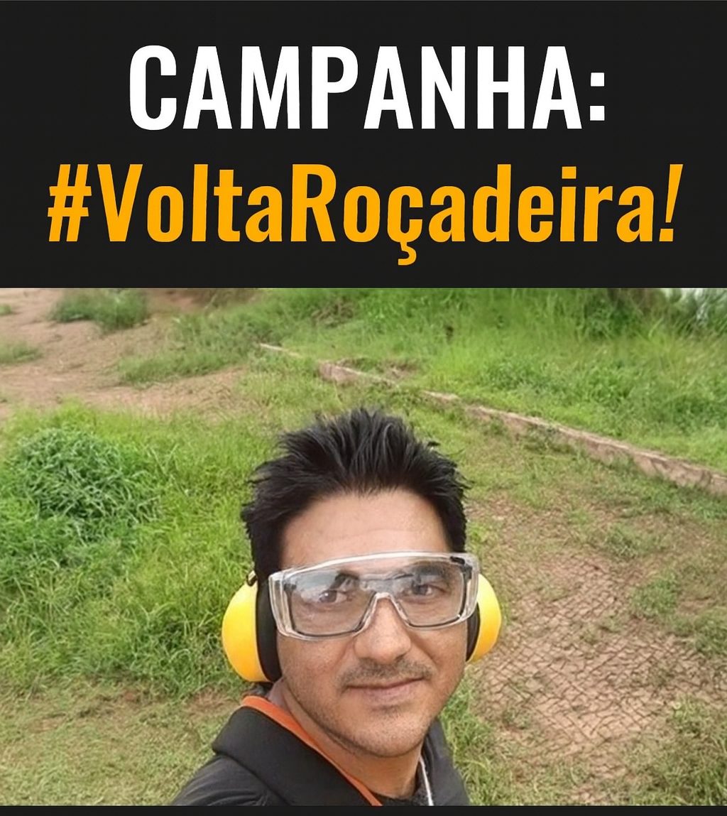 CAMPANHA: #VoltaRoçadeira!