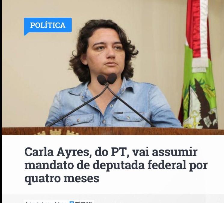 Jalesense Carla Ayres Assumirá Vaga de Deputada Federal pelo PT por Quatro Meses