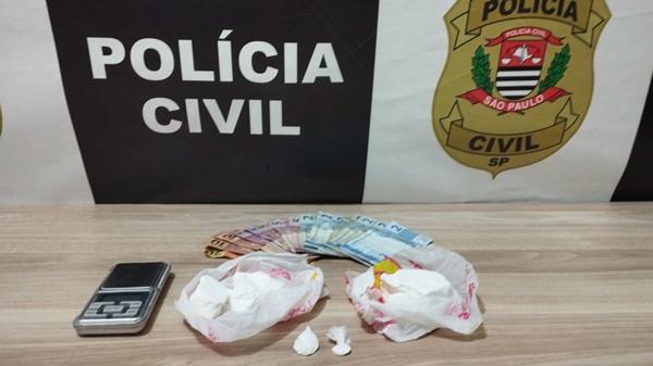 Traficante é preso com 200 g de cocaína em Fernandópolis
