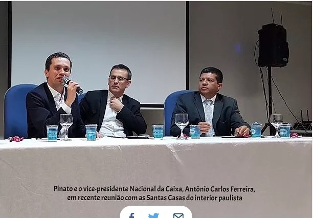 Pinato comemora sanção de Projeto que dá fôlego financeiro às Santas Casas