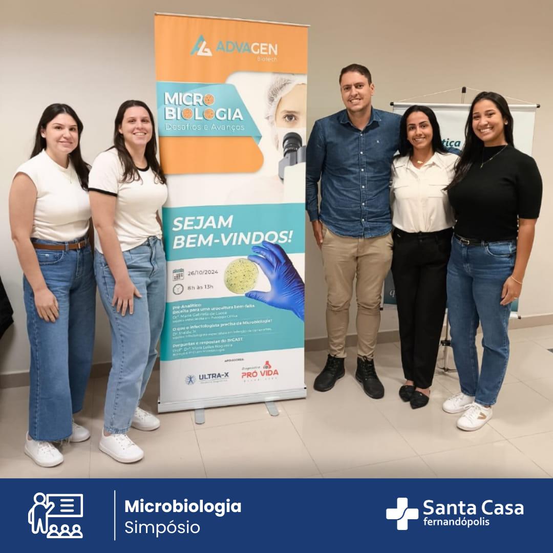 Santa Casa de Fernandópolis participa de simpósio sobre avanços na microbiologia