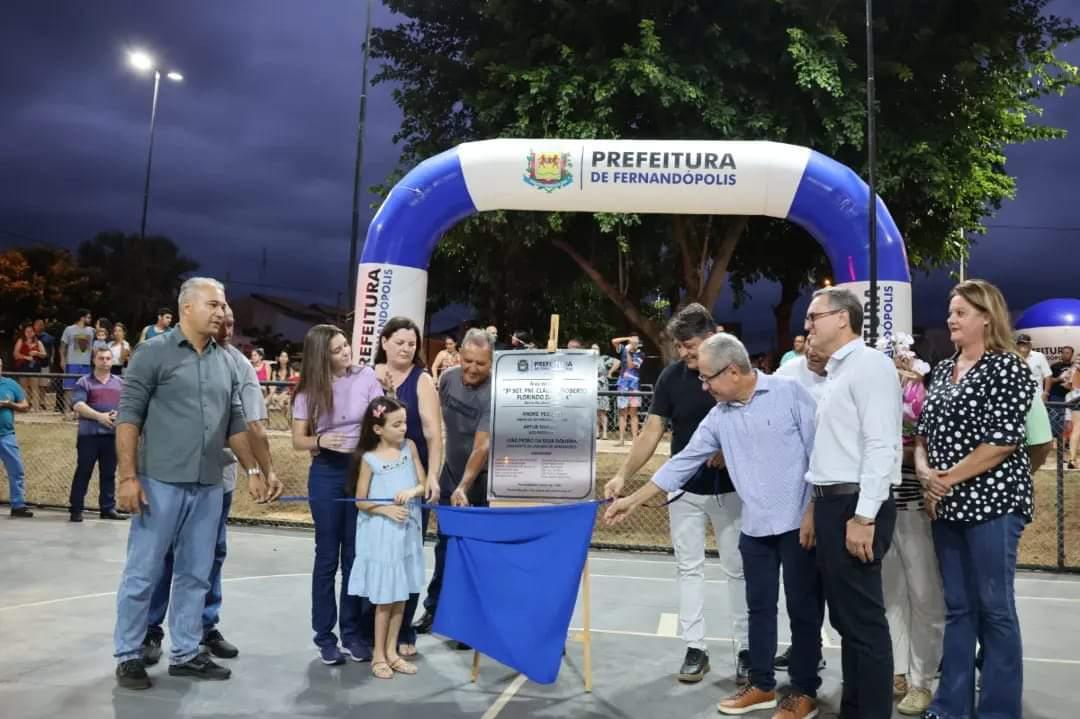 Praça do Jd. Universitário é inaugurada em Fernandópolis