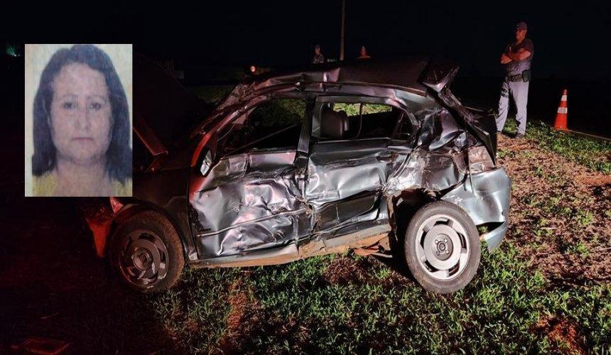 Acidente no Trevo do Tamanduá resulta na morte de mulher de 61 anos