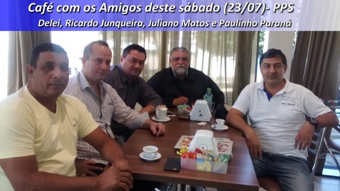 Jales - Café com os amigos deste sábado (23/07) foi com PPS